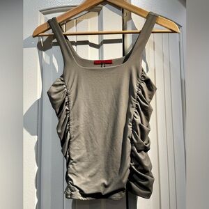 New Gray Buckle Tank Top